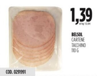 Carico Cash & Carry BELSOL CARTENE TACCHINO 110 G offerta