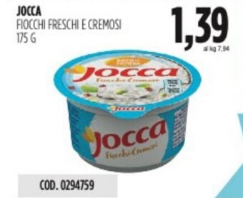 Carico Cash & Carry JOCCA FIOCCHI FRESCHI E CREMOSI 175 g offerta