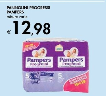 Bennet Pampers Pannolini Progressi offerta
