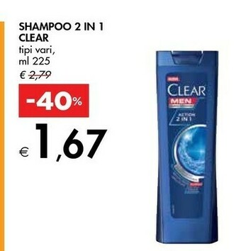 Bennet Clear Shampoo 2 In 1 offerta