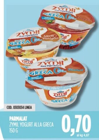 Carico Cash & Carry PARMALAT ZYMIL YOGURT ALLA GRECA 150 g offerta