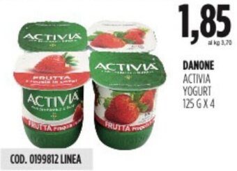 Carico Cash & Carry DANONE ACTIVIA YOGURT 125 GX4 offerta