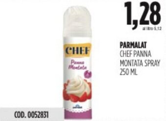 Carico Cash & Carry PARMALAT CHEF PANNA MONTATA SPRAY 250 ml offerta