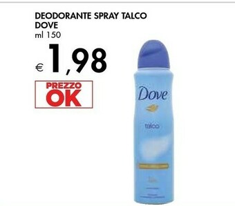 Bennet Dove Deodorante Spray Talco offerta