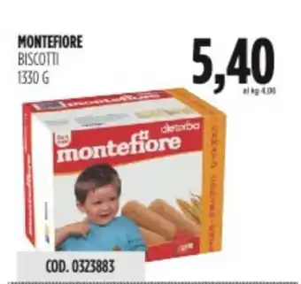 Carico Cash & Carry MONTEFIORE BISCOTTI 1330 g offerta