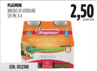 Carico Cash & Carry PLASMON BRODO DI VERDURE 125 ML X 4 offerta
