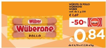 Bennet Wuber One Di Pollo 250 G(ml) offerta