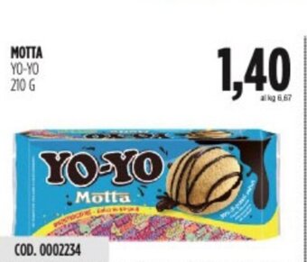 Carico Cash & Carry MOTTA YO-YO 210 G offerta