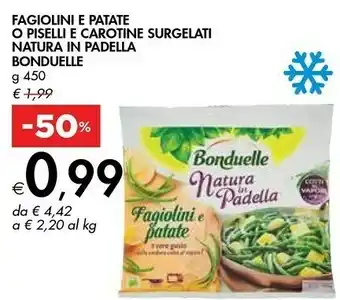 Bennet Bonduelle Surgelati offerta