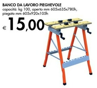 Bennet Banco Da Lavoro Pieghevole offerta