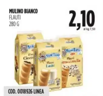 Carico Cash & Carry MULINO BIANCO FLAUTI 280 g offerta