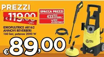 Bennet Annovi reverberi Idropulitrice Alta Pressione 2000W offerta