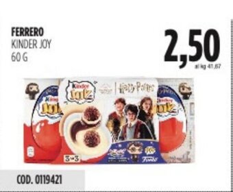 Carico Cash & Carry FERRERO KINDER JOY 60 G offerta