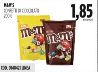 Carico Cash & Carry M&M'S CONFETTI DI CIOCCOLATO 200 g offerta
