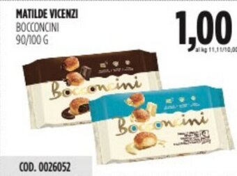 Carico Cash & Carry MATILDE VICENZI BOCCONCINI 90/100 G offerta