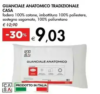 Bennet Casa Guanciale Anatomico Tradizionale offerta