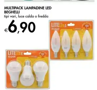Bennet Beghelli Multipack Lampadine Led offerta