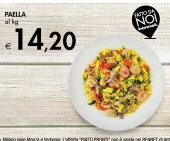 Bennet Paella offerta