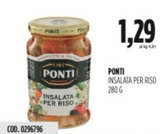 Carico Cash & Carry PONTI INSALATA PER RISO 280 g offerta