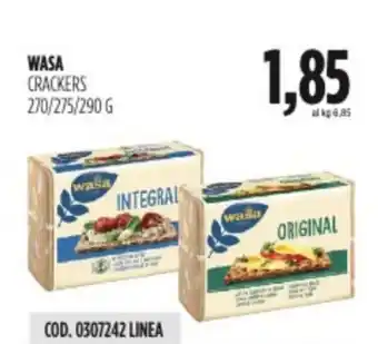 Carico Cash & Carry WASA CRACKERS 270/275/290 G offerta