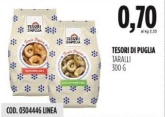 Carico Cash & Carry TESORI DI PUGLIA TARALLI 300 G offerta