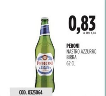 Carico Cash & Carry PERONI NASTRO AZZURRO BIRRA 62 CL offerta