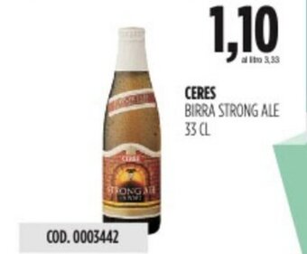 Carico Cash & Carry CERES BIRRA STRONG ALE 33 CL offerta