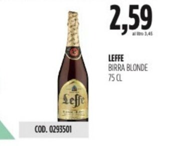 LEFFE BIRRA BLONDE 75 CL