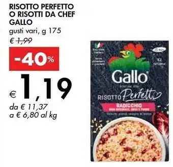 Bennet Gallo Risotto Perfetto Radicchio offerta