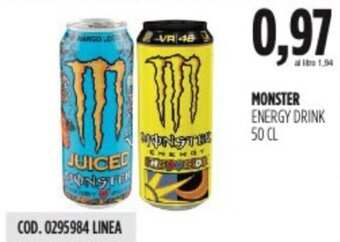 Carico Cash & Carry MONSTER ENERGY DRINK 50 CL offerta
