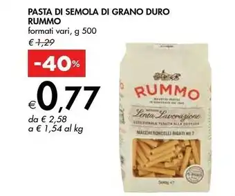 Bennet De Cecco Rummo - Metodo Lenta Lavorazione Tubetti Zita N. 31 500 G(ml) offerta