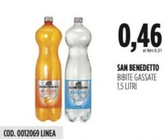 Carico Cash & Carry SAN BENEDETTO BIBITE GASSATE 1,5 LITRI offerta