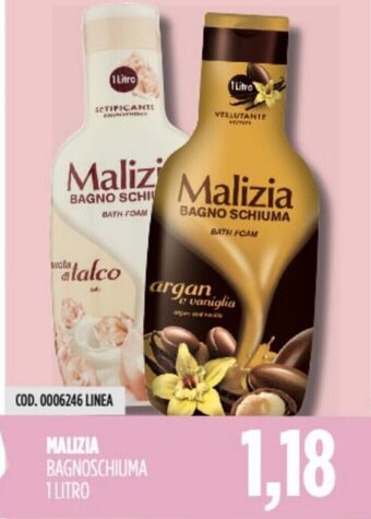 Carico Cash & Carry MALIZIA BAGNOSCHIUMA 1 LITRO offerta
