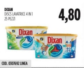 Carico Cash & Carry DIXAN DISCS LAVATRICE 4 IN 1 25 PEZZI offerta