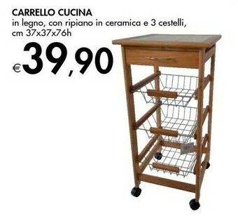 Bennet Carrello Cucina offerta