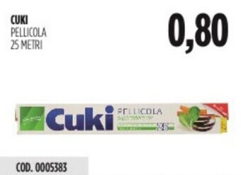 Carico Cash & Carry CUKI PELLICOLA 25 METRI offerta