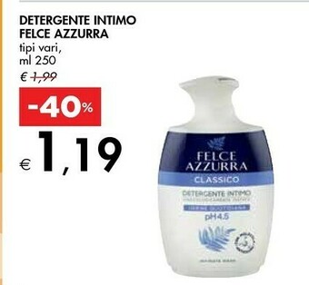 Felce Azzurra Detergente Intimo Classico 250 Ml