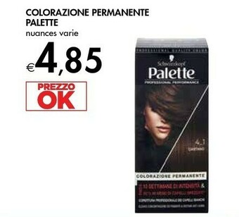 Bennet Schwarzkopf Palette Colorazione Permanente offerta