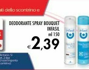 Bennet Infasil Deodorante Spray Bouquet offerta