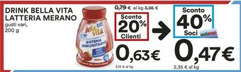 Coop Merano Bella Vita Pesca 200 G(ml) offerta
