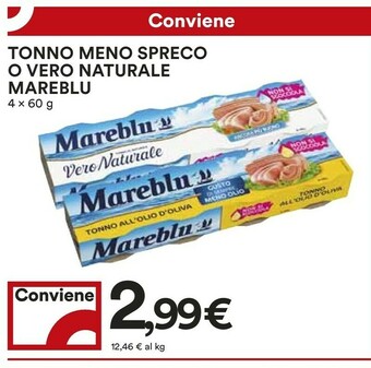 Coop Mareblu Tonno Meno Spreco offerta