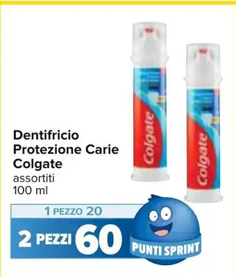 Carrefour Dentifricio Protezione Carie Colgate 100 ml 2 pezzi offerta