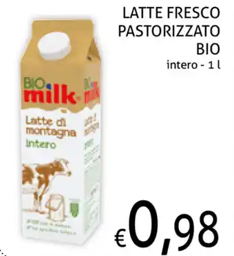 Bio Milk Latte Fresco Pastorizzato intero 1l
