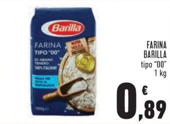Conad Margherita FARINA BARILLA tipo "00" 1 kg offerta