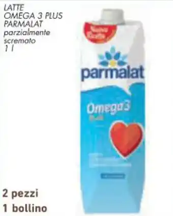 Conad Margherita LATTE OMEGA 3 PLUS PARMALAT parzialmente scremato 1 L offerta