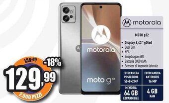 Unieuro motorola MOTO g32 offerta