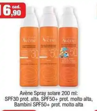 Eufarma Avène Spray solare 200 ml offerta
