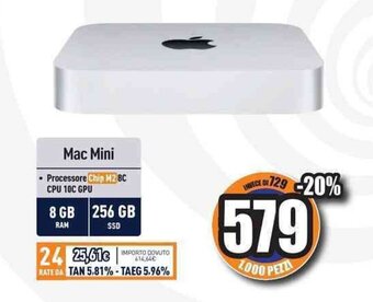 Unieuro Mac Mini offerta