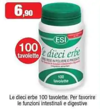 Le dieci erbe 100 tavolette