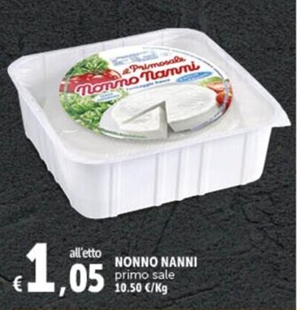 NONNO NANNI primo sale